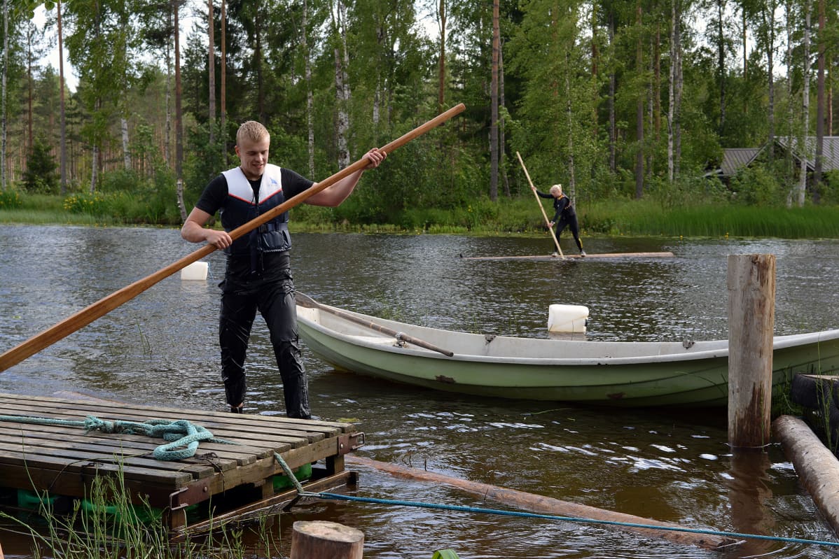 Joonas Luoma osallistuu ensimmäisiin tukinuiton SM-kilpailuihinsa tänä kesänä.