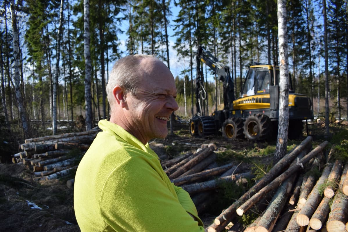 Simo Lohi, metsäkonekuski