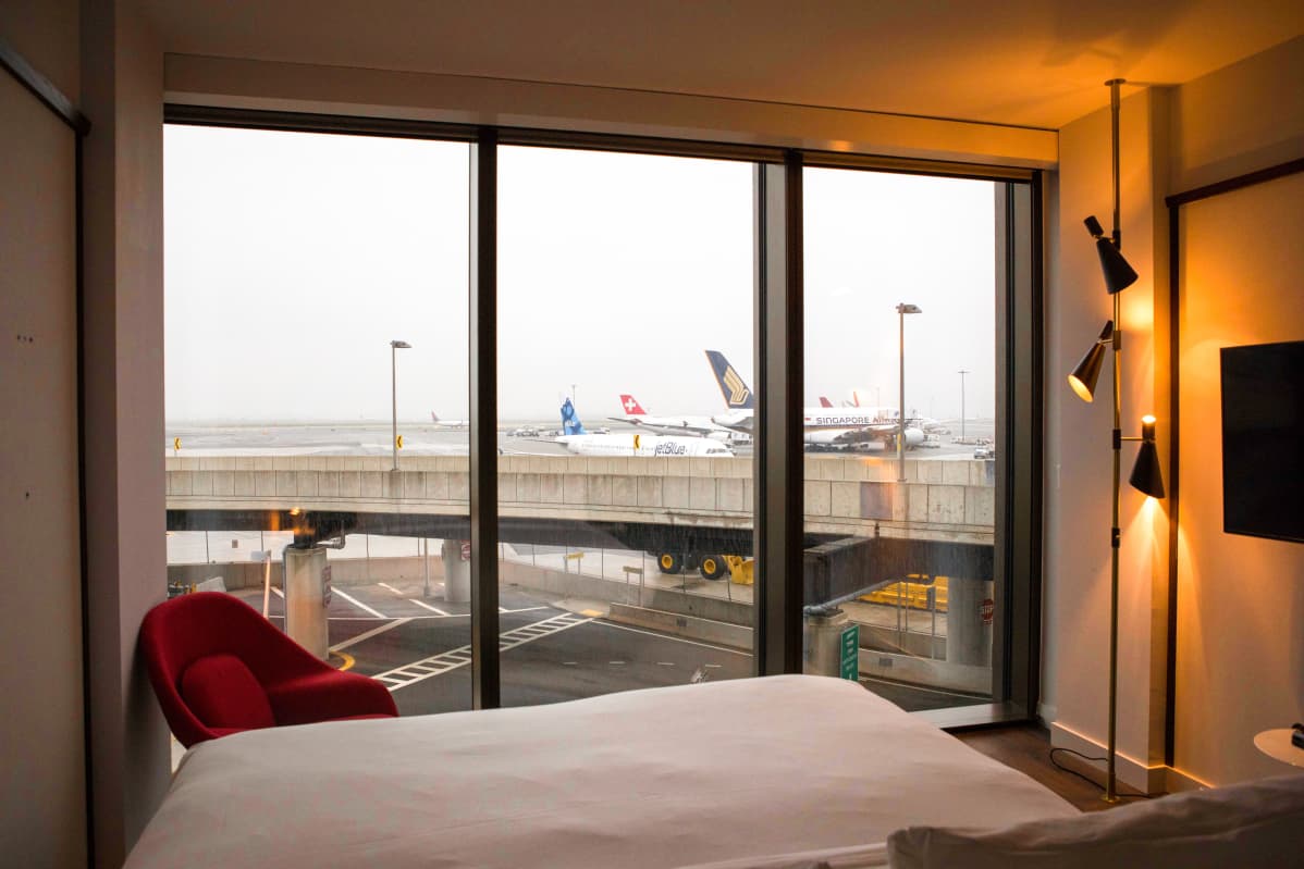 TWA Trans World Airways hotelli NYC John F. Kennedy lentokenttä New York.