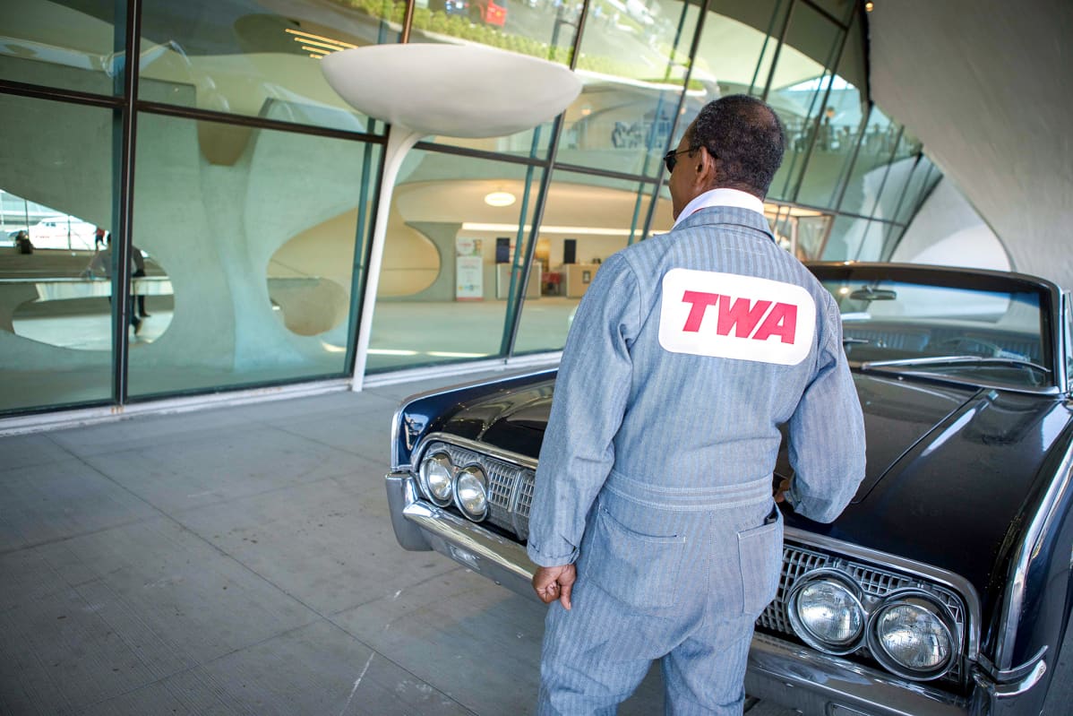 TWA Trans World Airways hotelli NYC John F. Kennedy lentokenttä New York.