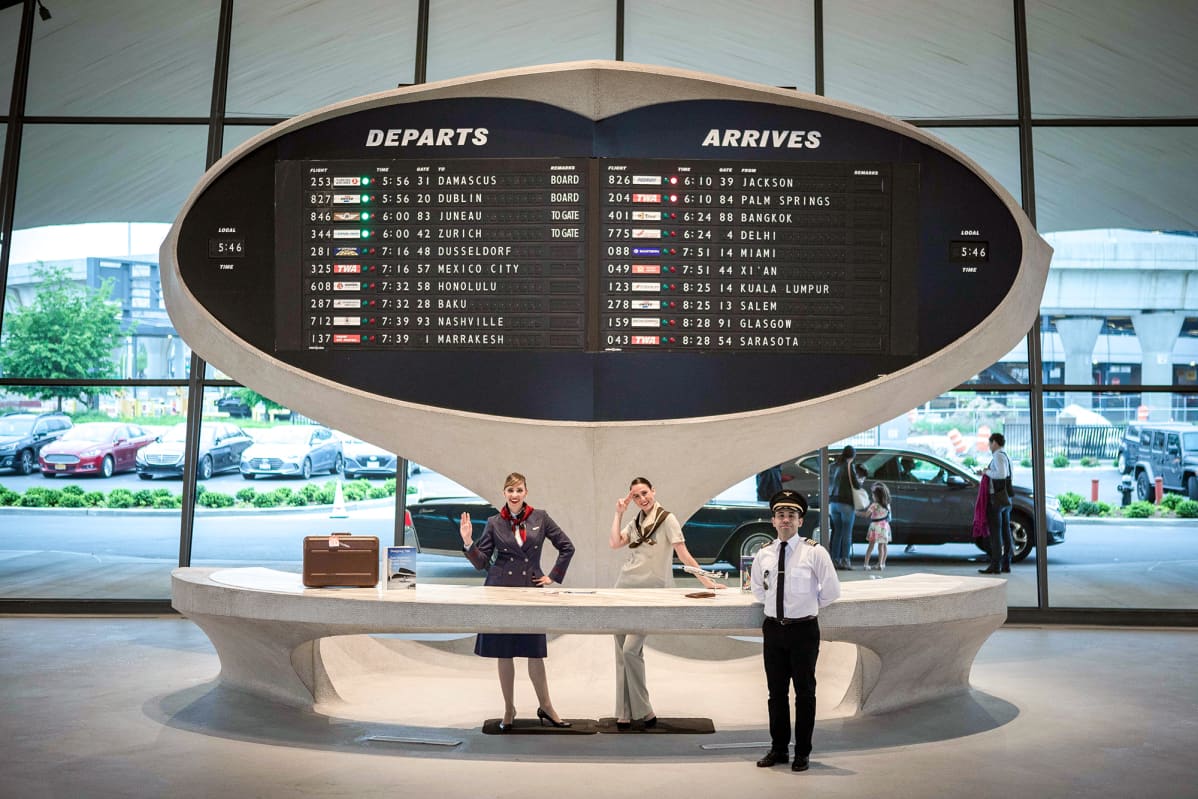TWA Trans World Airways hotelli NYC John F. Kennedy lentokenttä New York.
