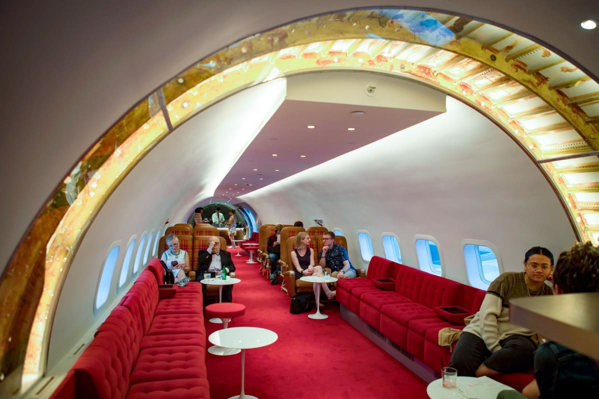 TWA Trans World Airways hotelli NYC John F. Kennedy lentokenttä New York.