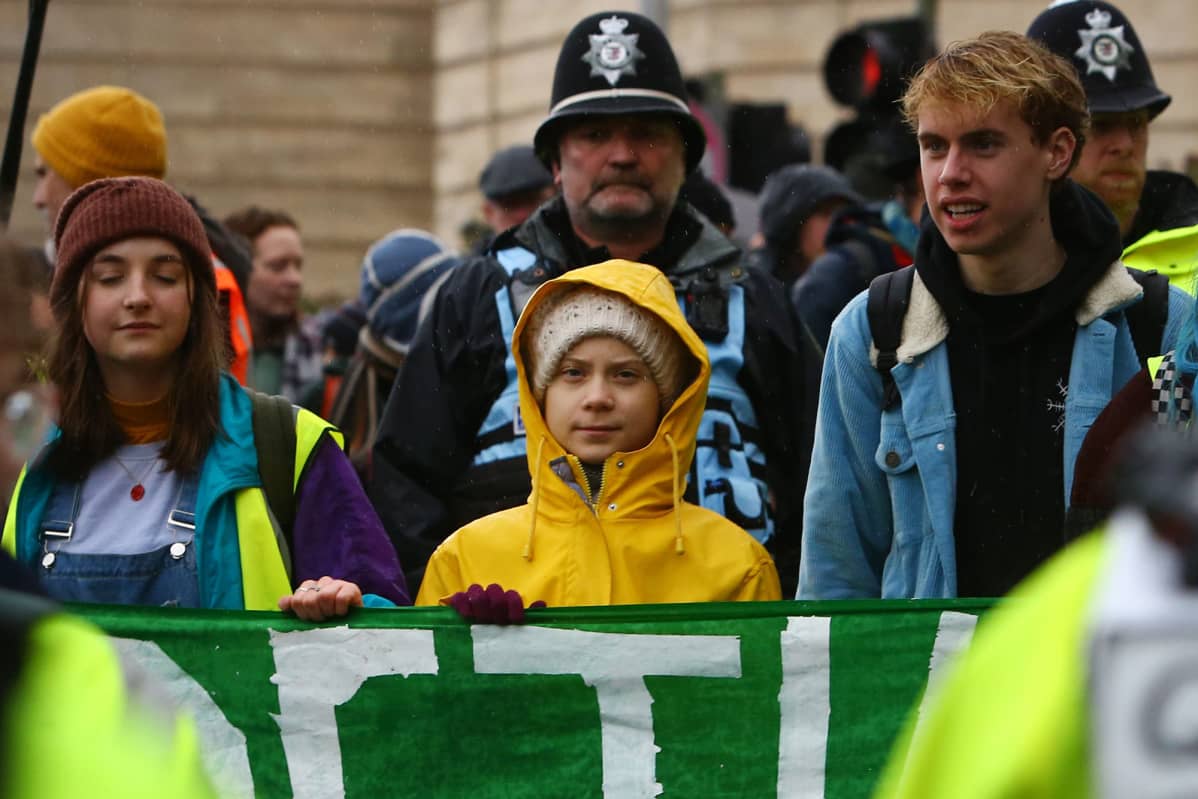 Ilmastoaktivisti Greta Thunberg.
