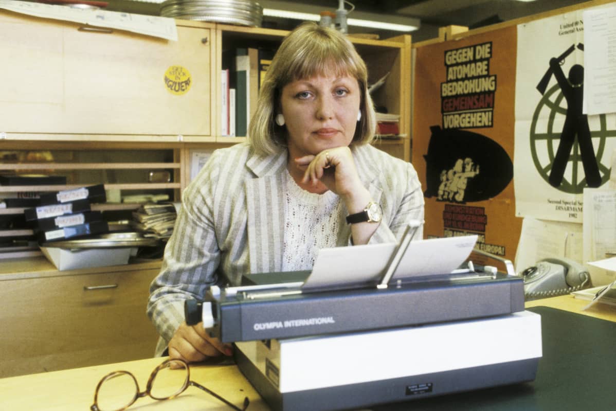 Sinikka Siekkinen vuonna 1984.