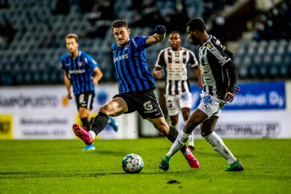 FC Inter ja TPS kohtasivat Veikkausliigassa.
