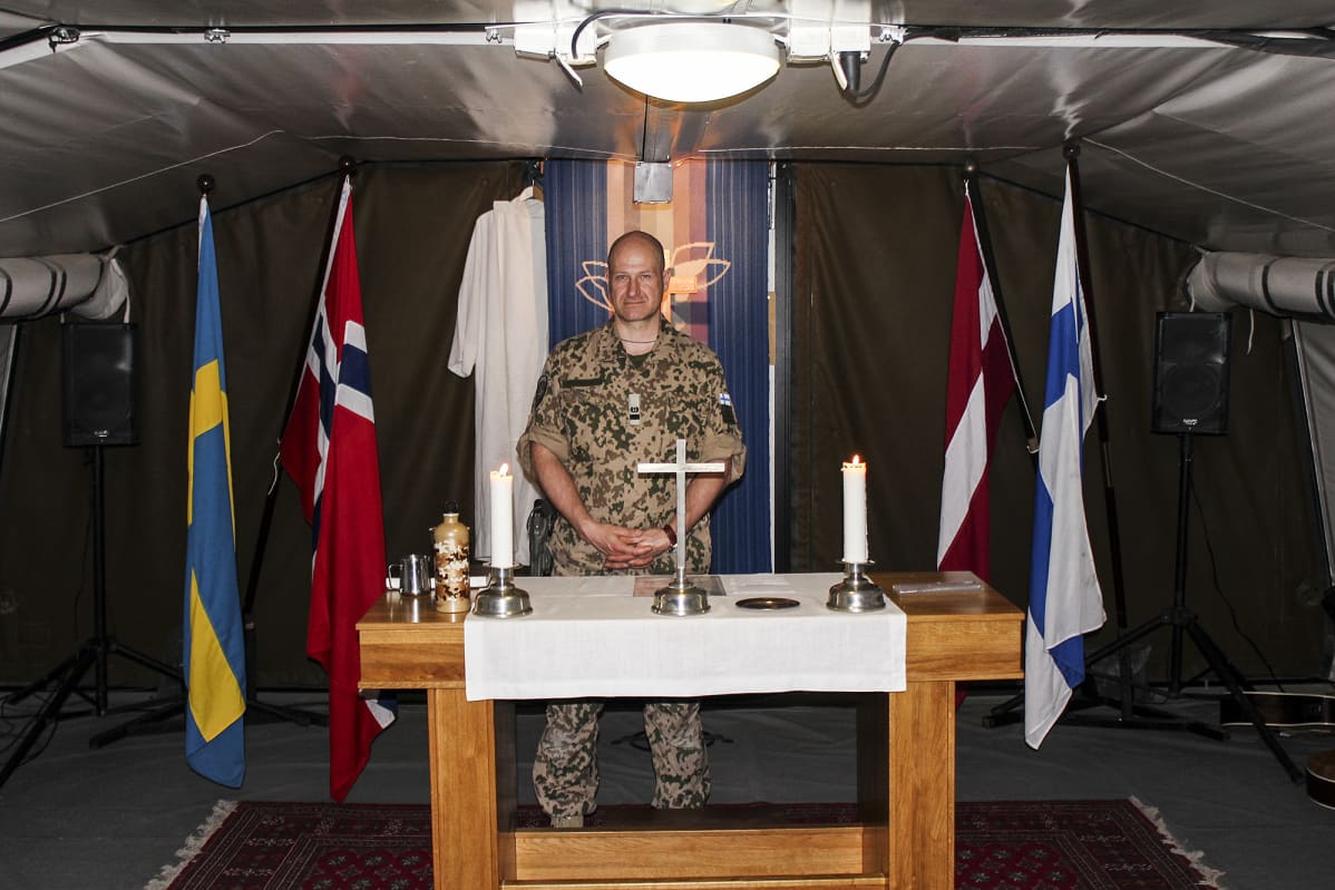 Heikki Arikka on toiminut rauhanturvaajana Afganistanissa vuonna 2014.
