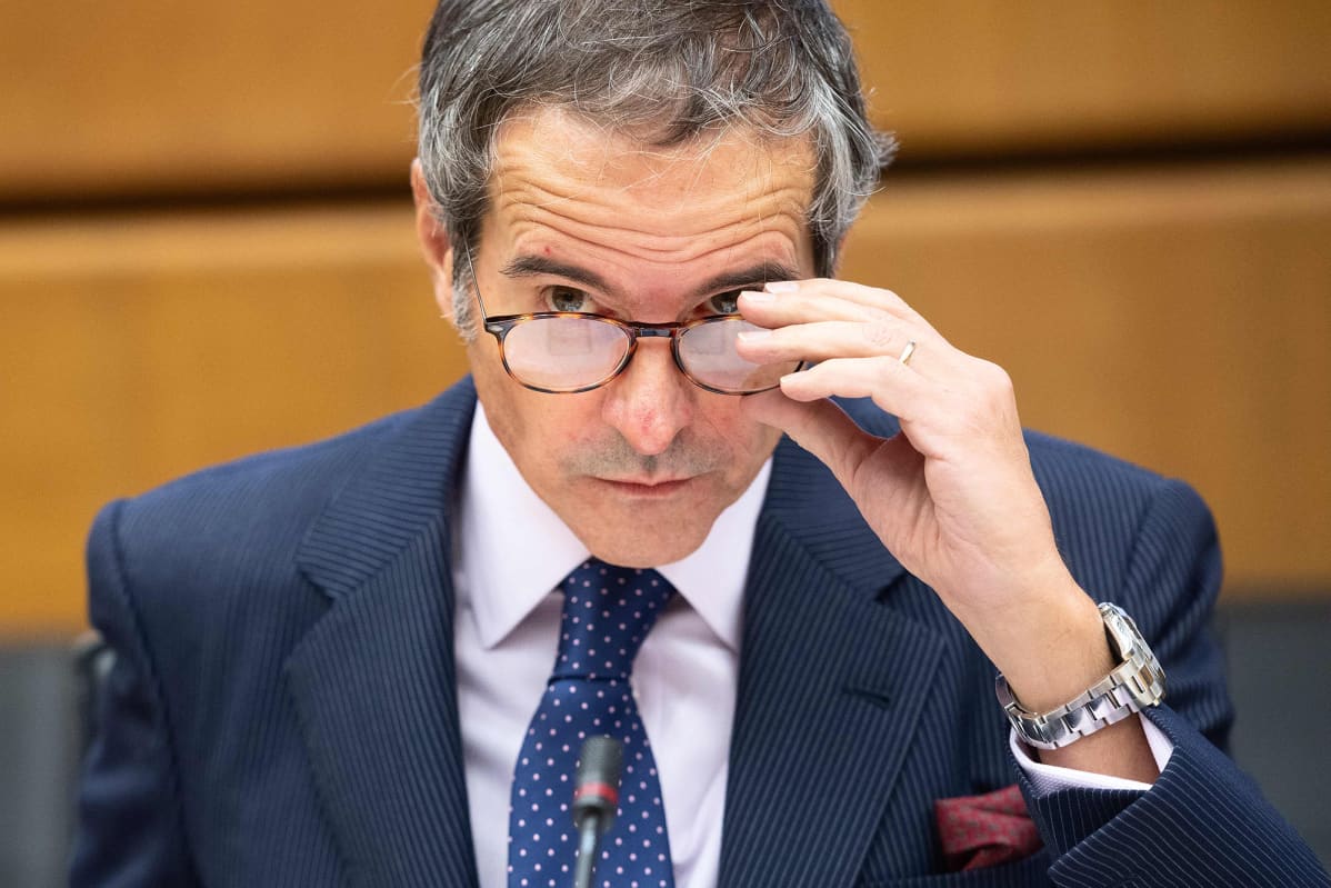 Kansainvälisen atomienergiajärjestön (IAEA) pääjohtaja Rafael Mariano Grossi.