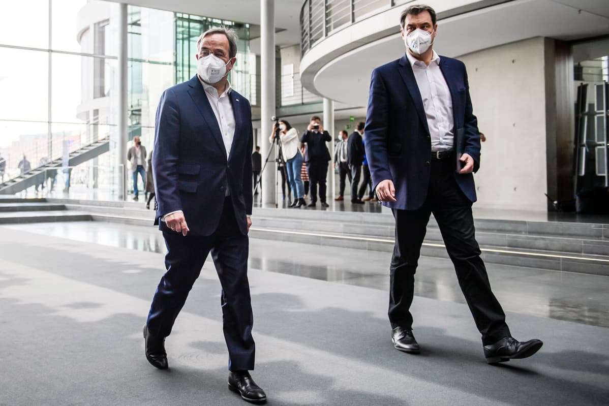 Armin Laschet ja Markus Söder