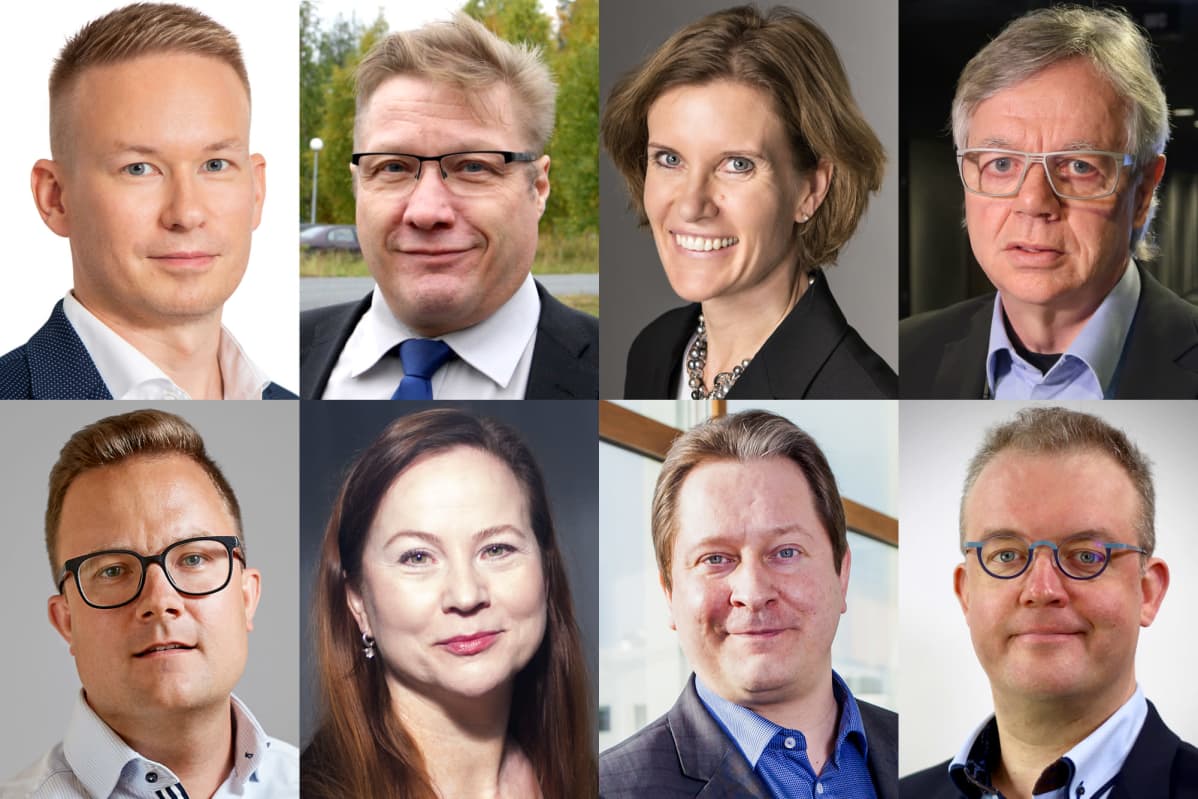 Harri Ojala, Markku Karjalainen, Miimu Airaksinen, Pekka Eloranta; Heikki Rusama, Sari Mäenpää, Roope Raisamo, Tomi-Pekka Niukkanen