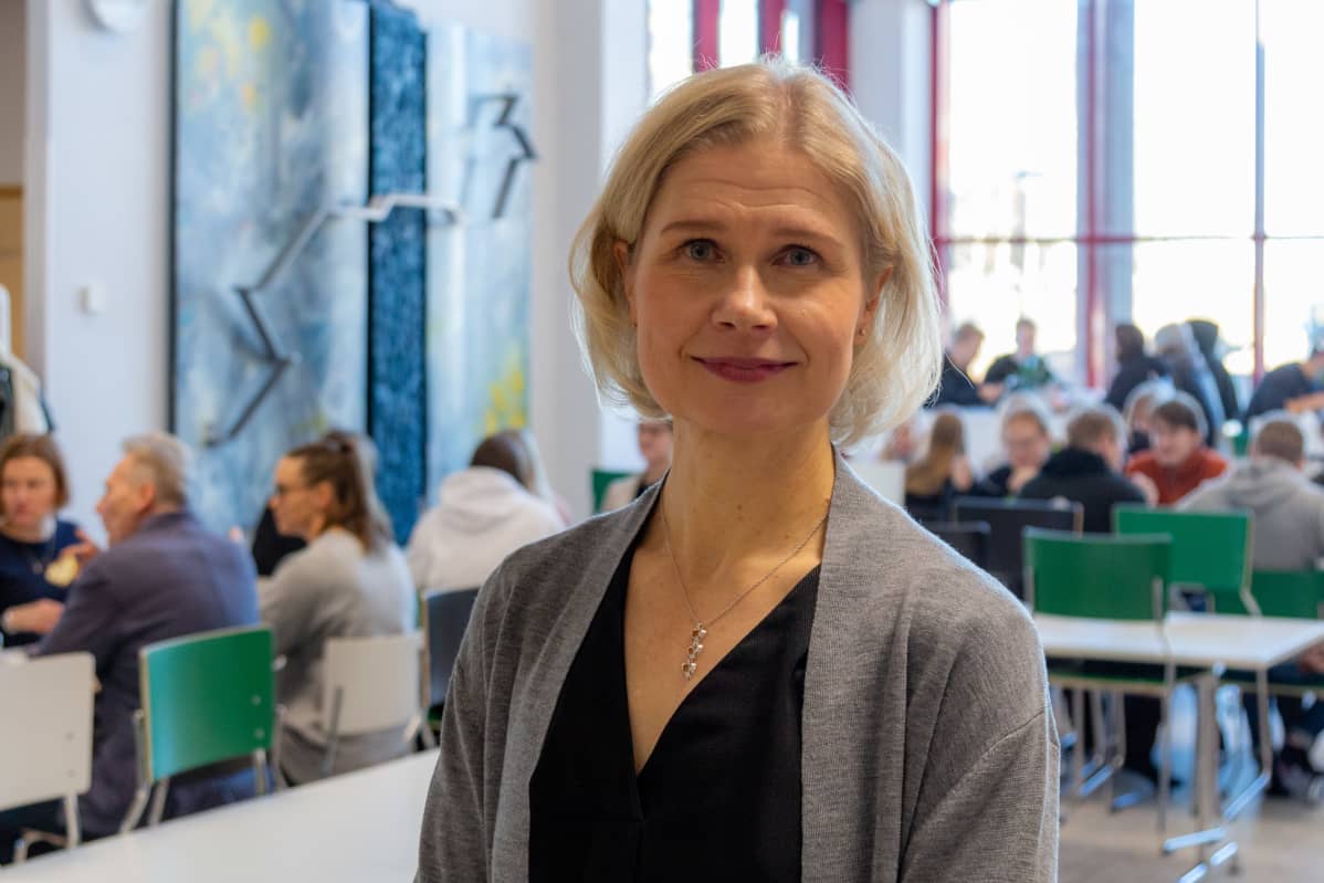 Pirkkalan yhteislukion rehtori Marjukka Suihko