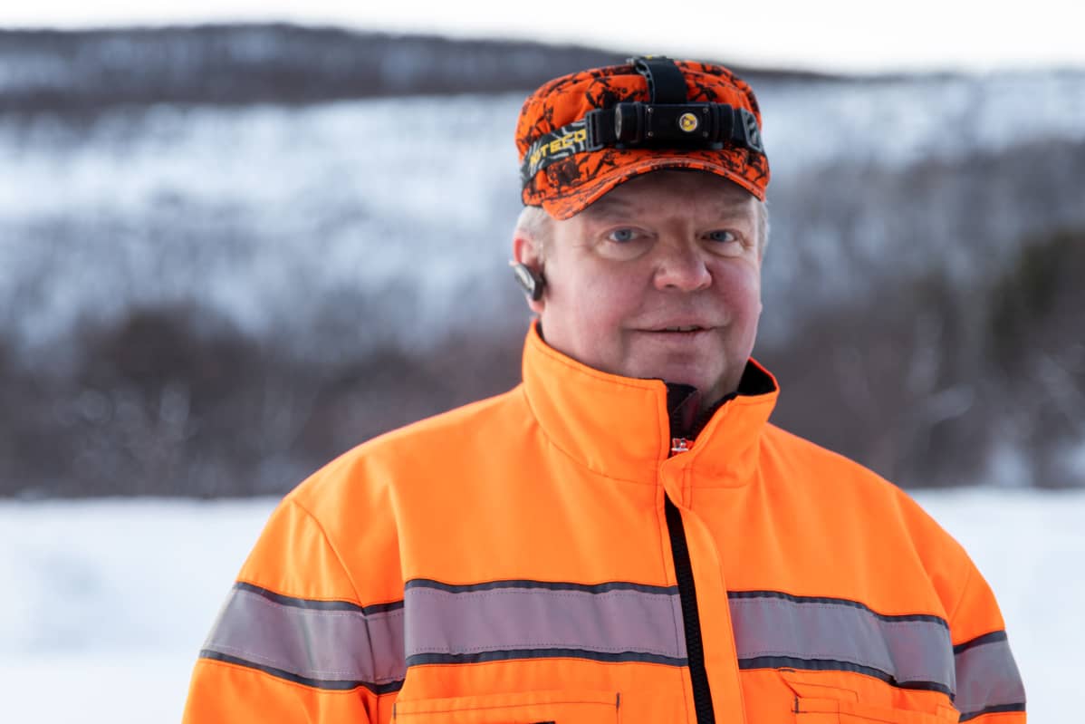 Postinjakaja Eki Lukkari Utsjoelta.