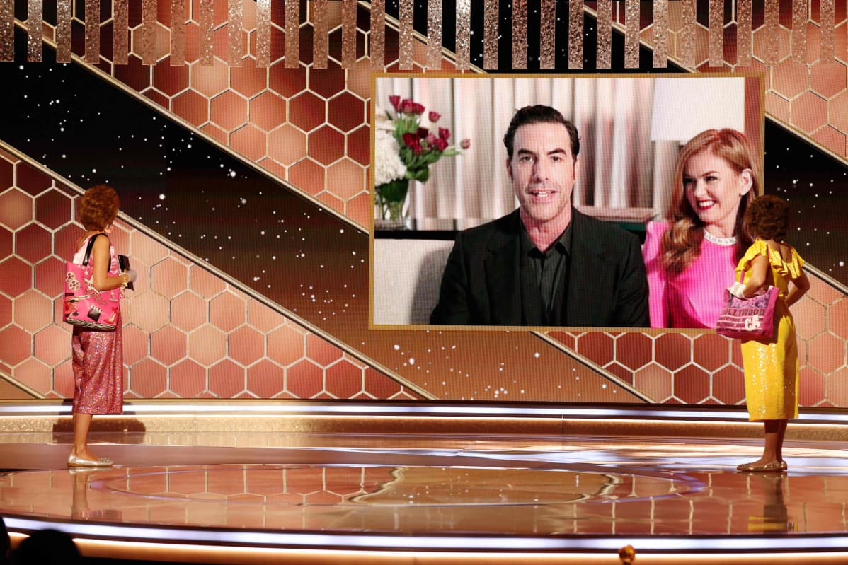 Sacha Baron Cohen screenillä.