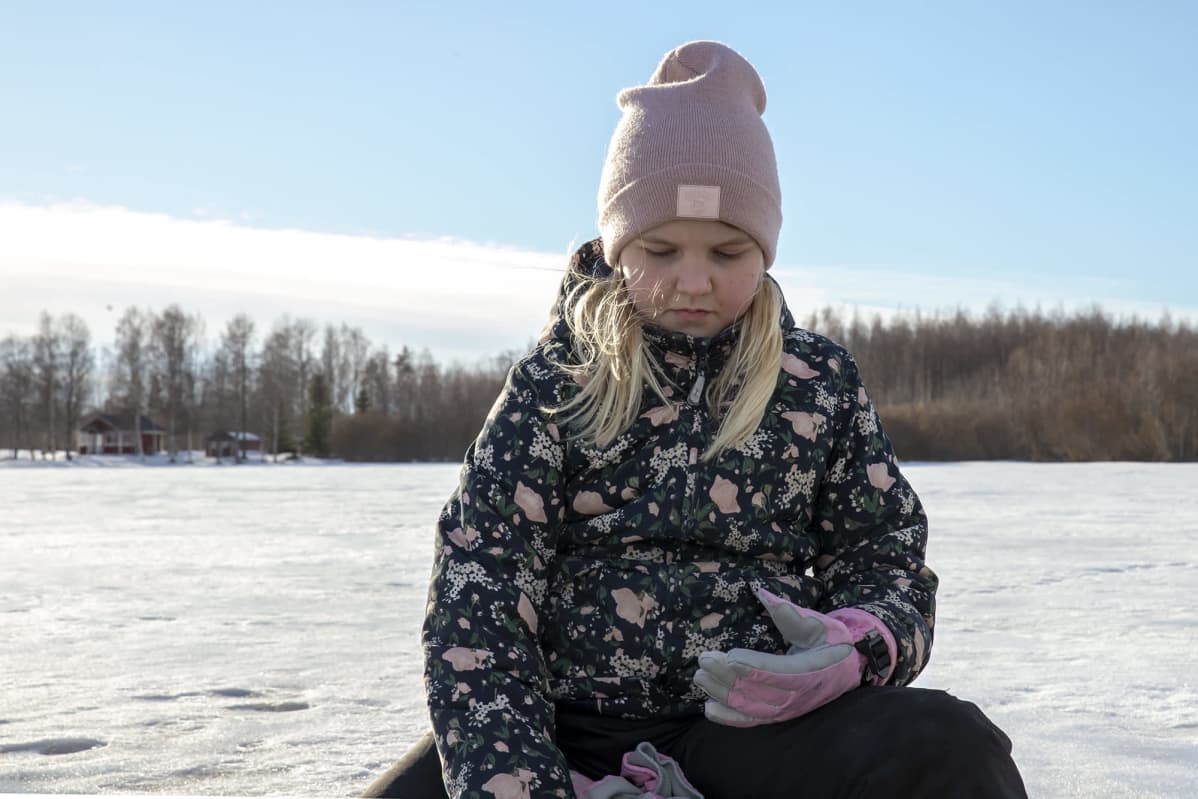 Anni Ojaharju pilkillä