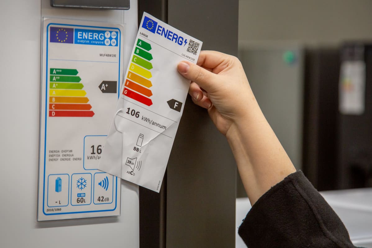 Vanha ja uusi energiamerkintä.