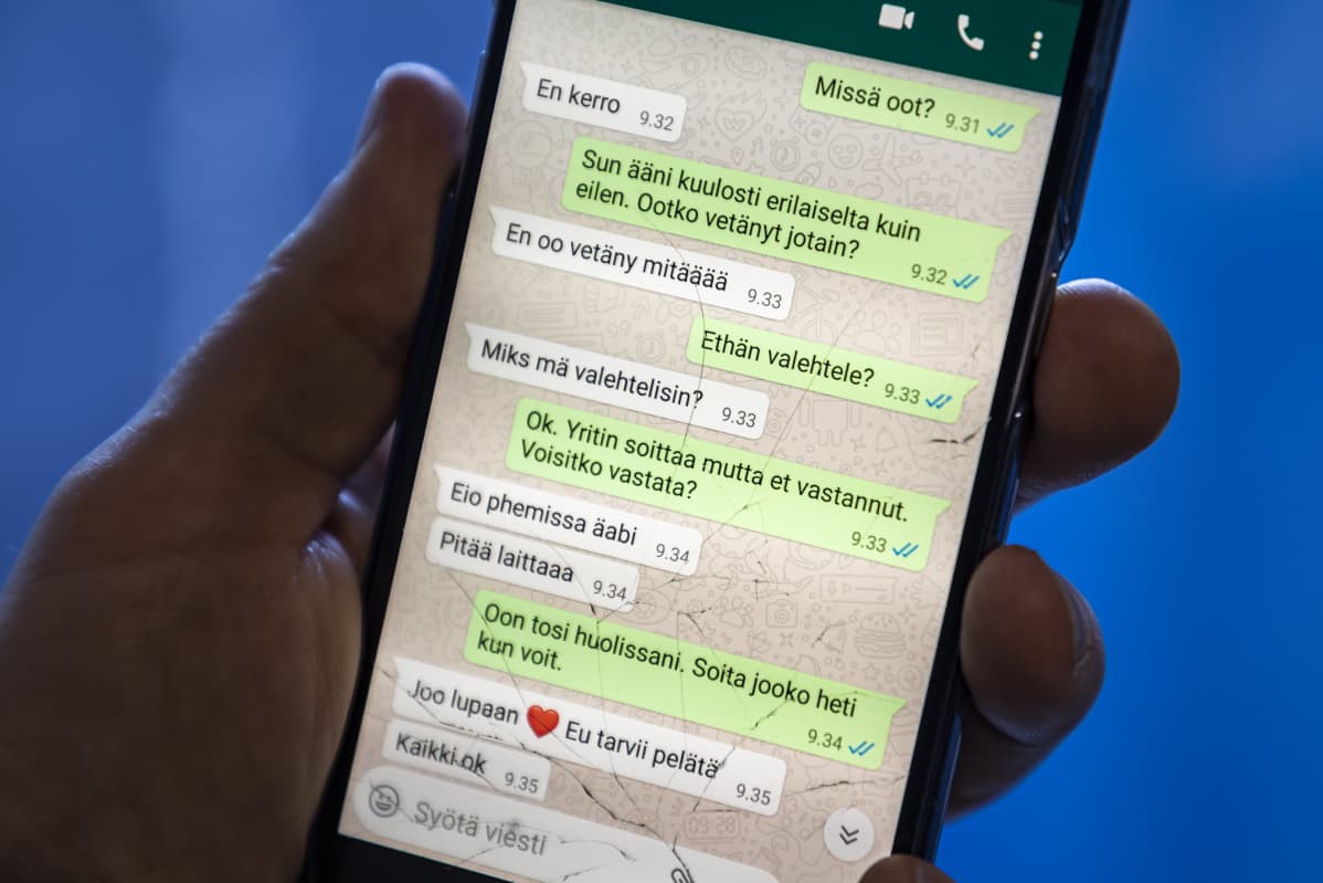 kuva whats app keskustelusta