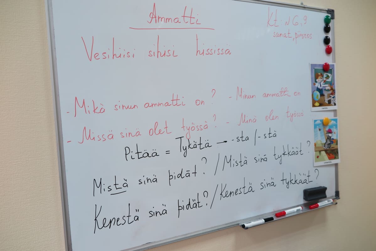 Opetustaulu.