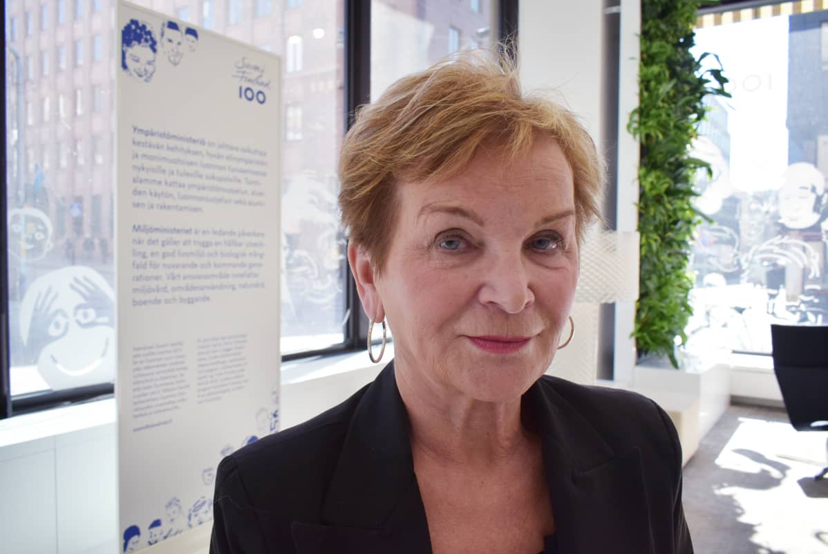 Ympäristöministeriön kansliapäällikkö Hannele Pokka.