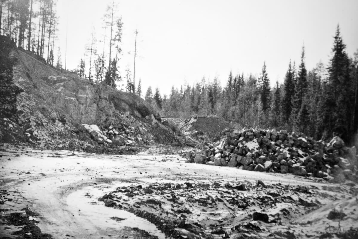 Nuottijärven louhos 1965.