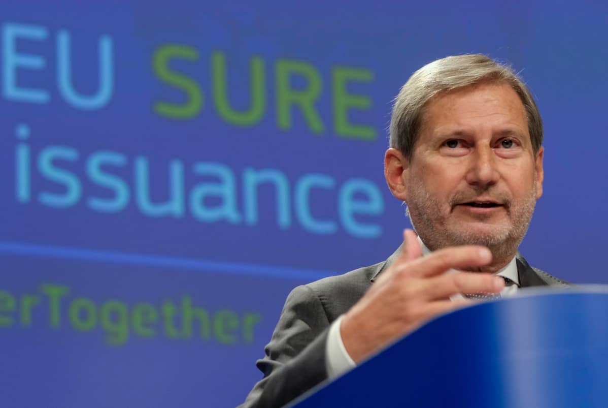EU:n budjettikomissaari Johannes Hahn