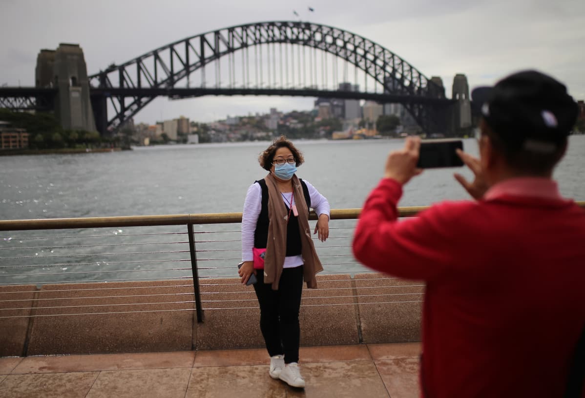 turisteja sydneyssä