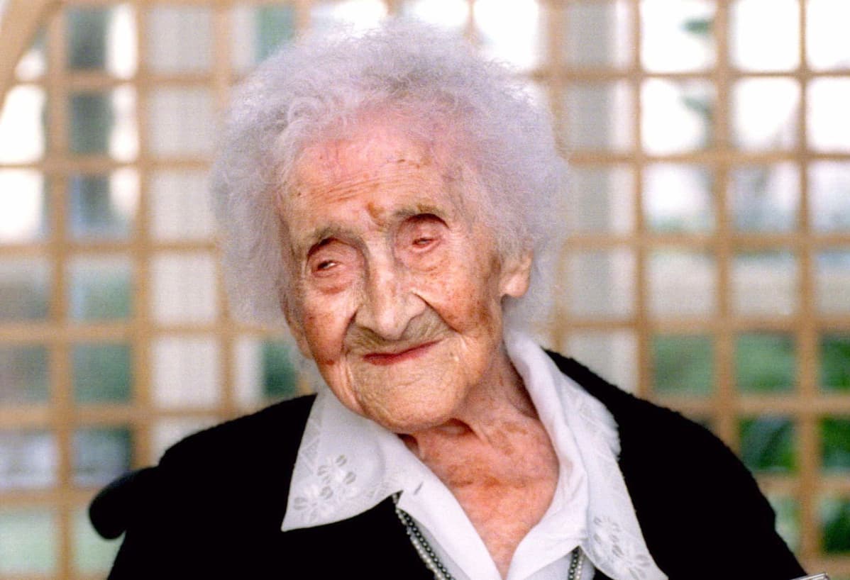 Ranskalainen Jeanne Calment kuoli 4. elokuuta 1997 ollessaan 122-vuotias.