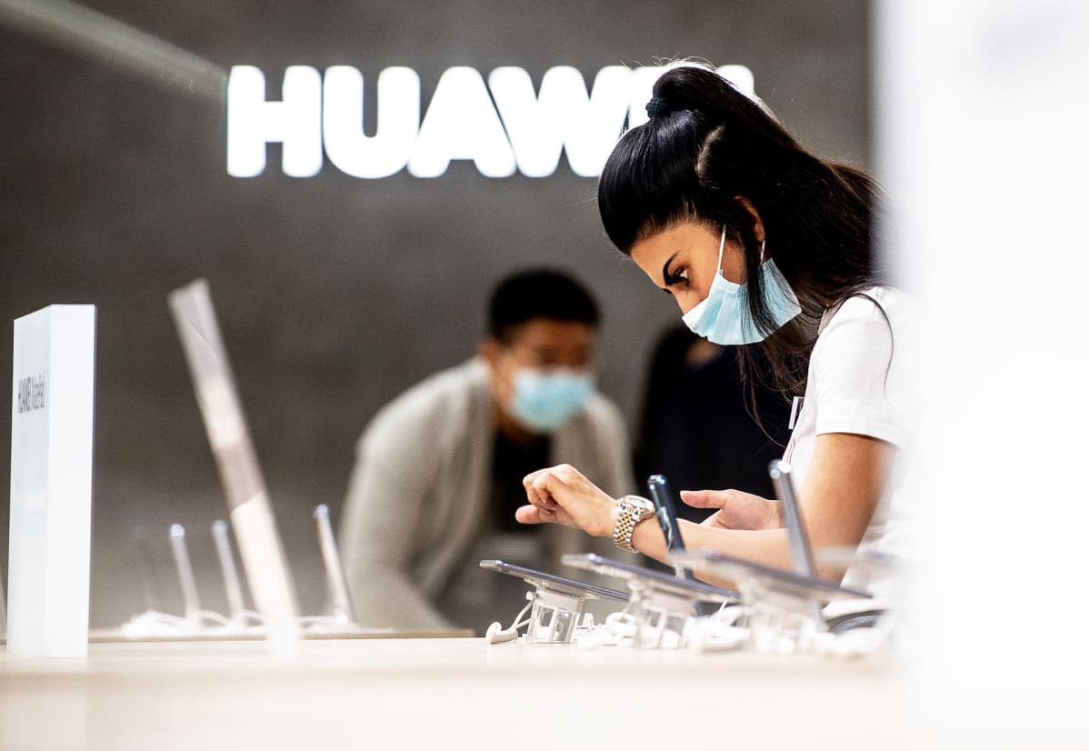 Huawein tuotteita asiteltiin IFA-messuilla Berliininssä syyskuussa.