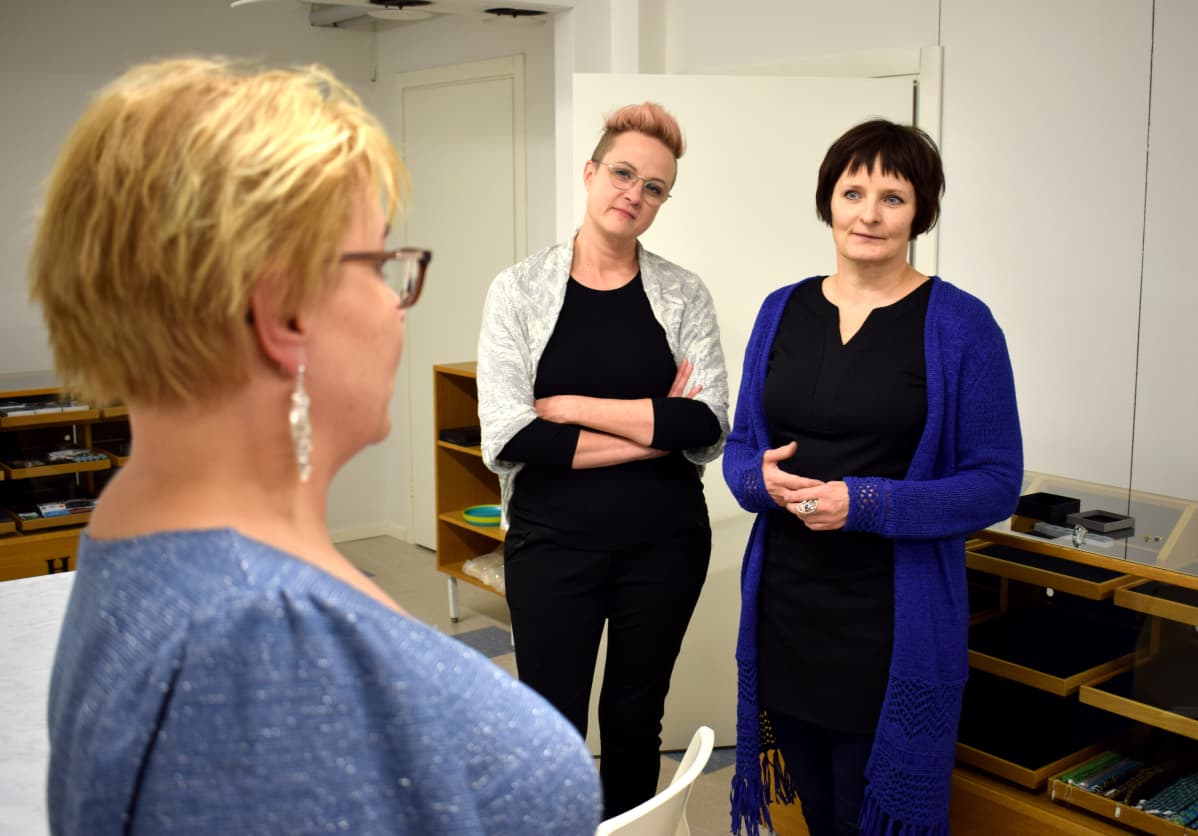 Maija Santikko, Sanni Salonen ja Mari Syren