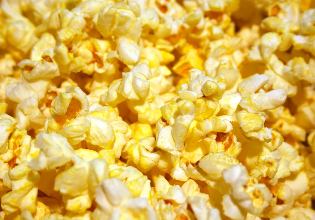 Popcorn i närbild