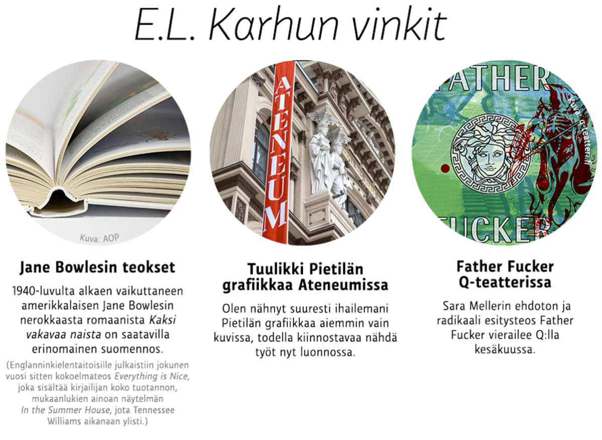 E.L. Karhun vinkit