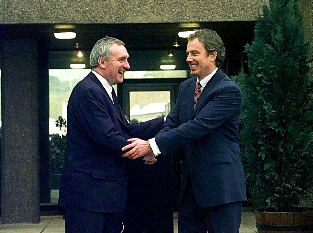 Bertie Ahern ja Tony Blair
