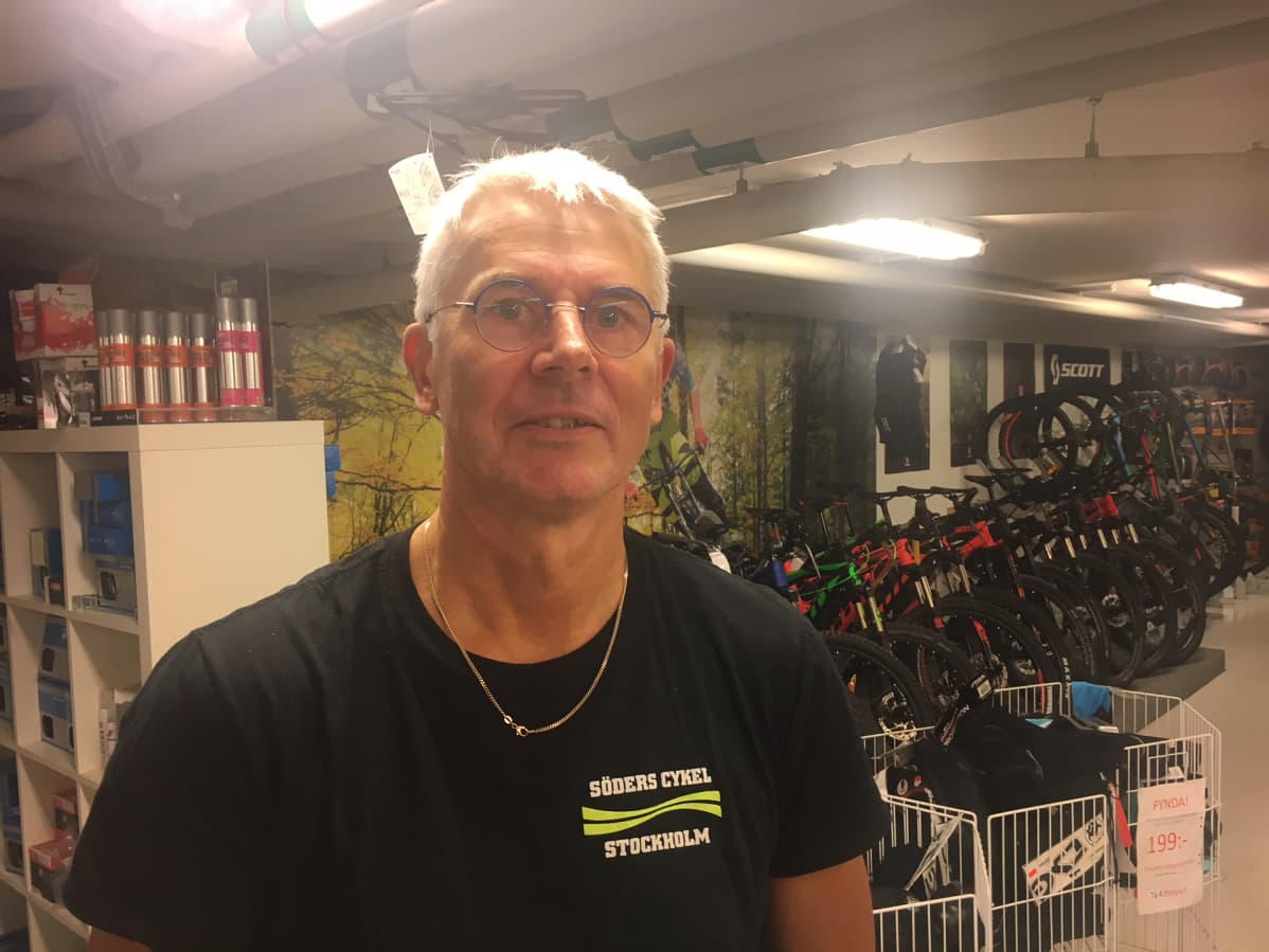 Pyöräkauppias Roger Harrfors