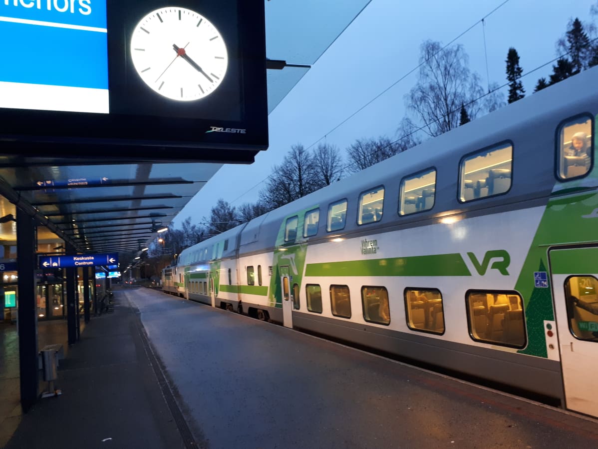 Vaasan rautatieasema.