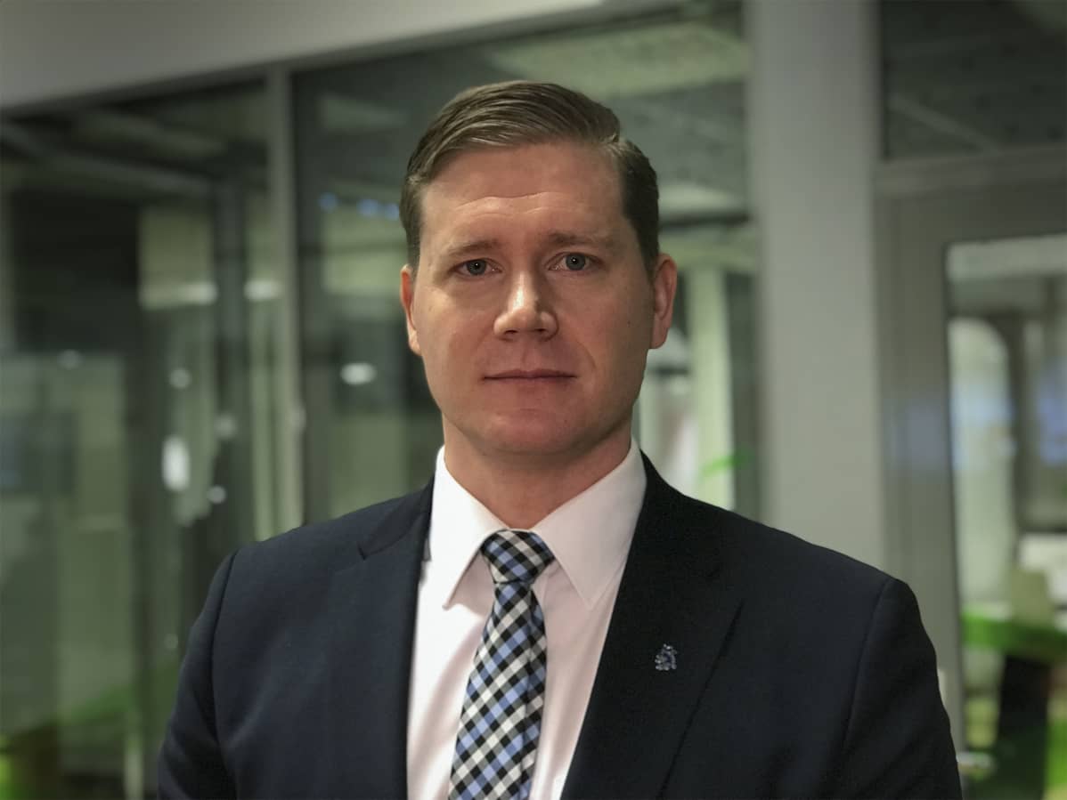 Jonne Rinne, puheenjohtaja, Suomen Poliisijärjestöjen Liitto.