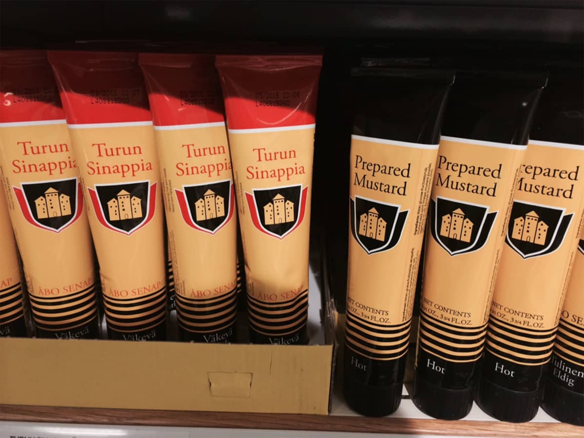 Turun Sinappia hyllyssä.