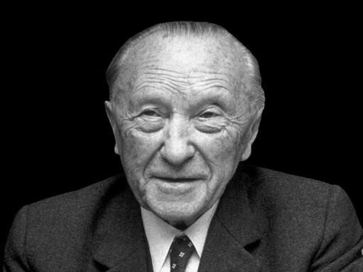 Liittokansleri Konrad Adenauer.