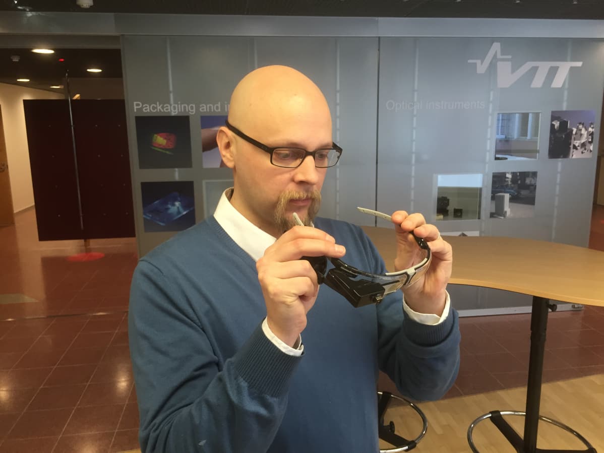 Antti Sunnari on VTT:n luomaa teknologiaa kaupallistavan Dispelix Oy:n toimitusjohtaja.