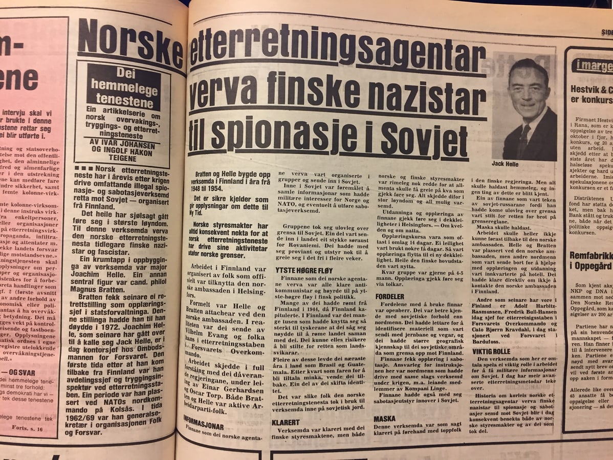 Vanha sanomalehti Ny Tid.