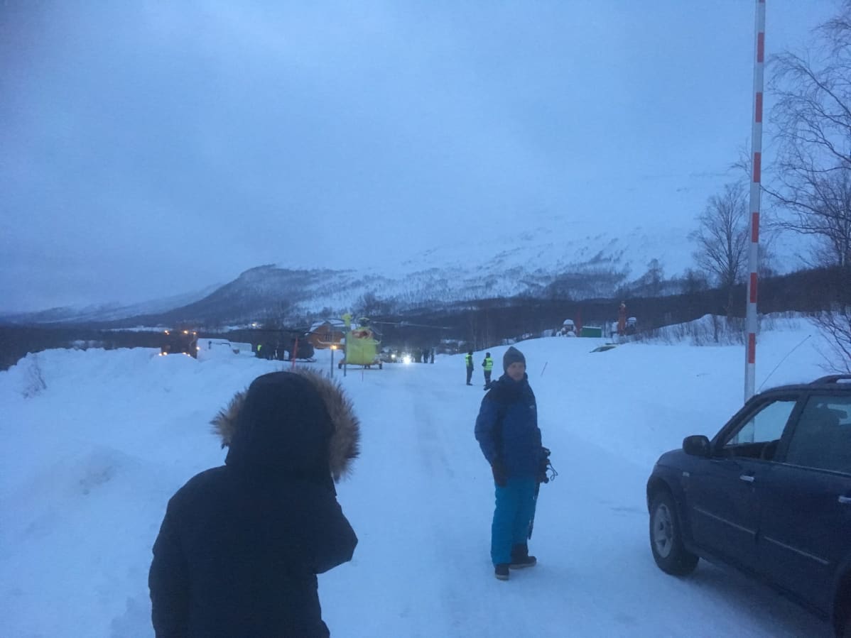 Hjälpinsatsen från Tamokdalen leddes från en gård under Blåbärsfjället.