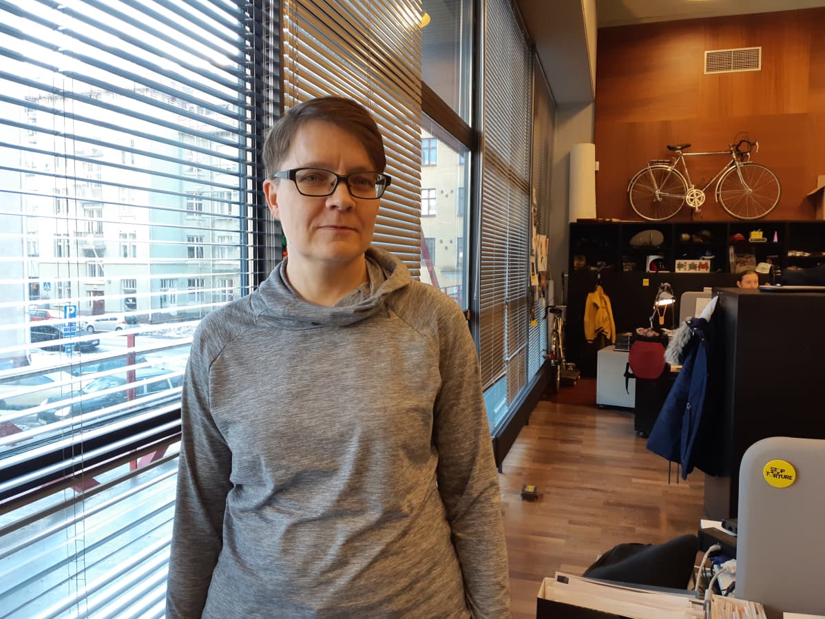 Anu Tuukkanen på Amnesty International