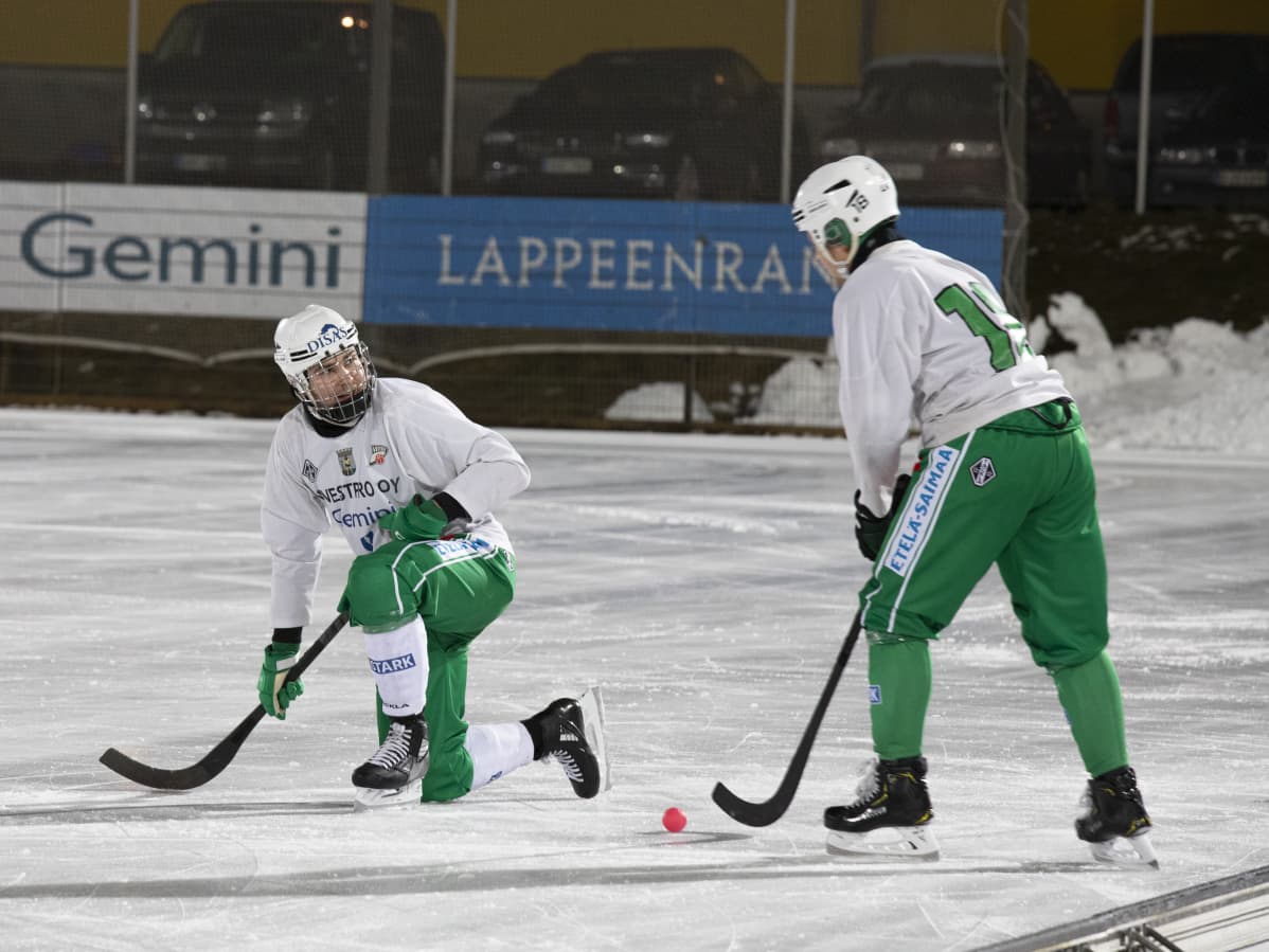 Lappeenrannan Veiterän Tuukka Loikkanen joukkueen harjoituksissa.