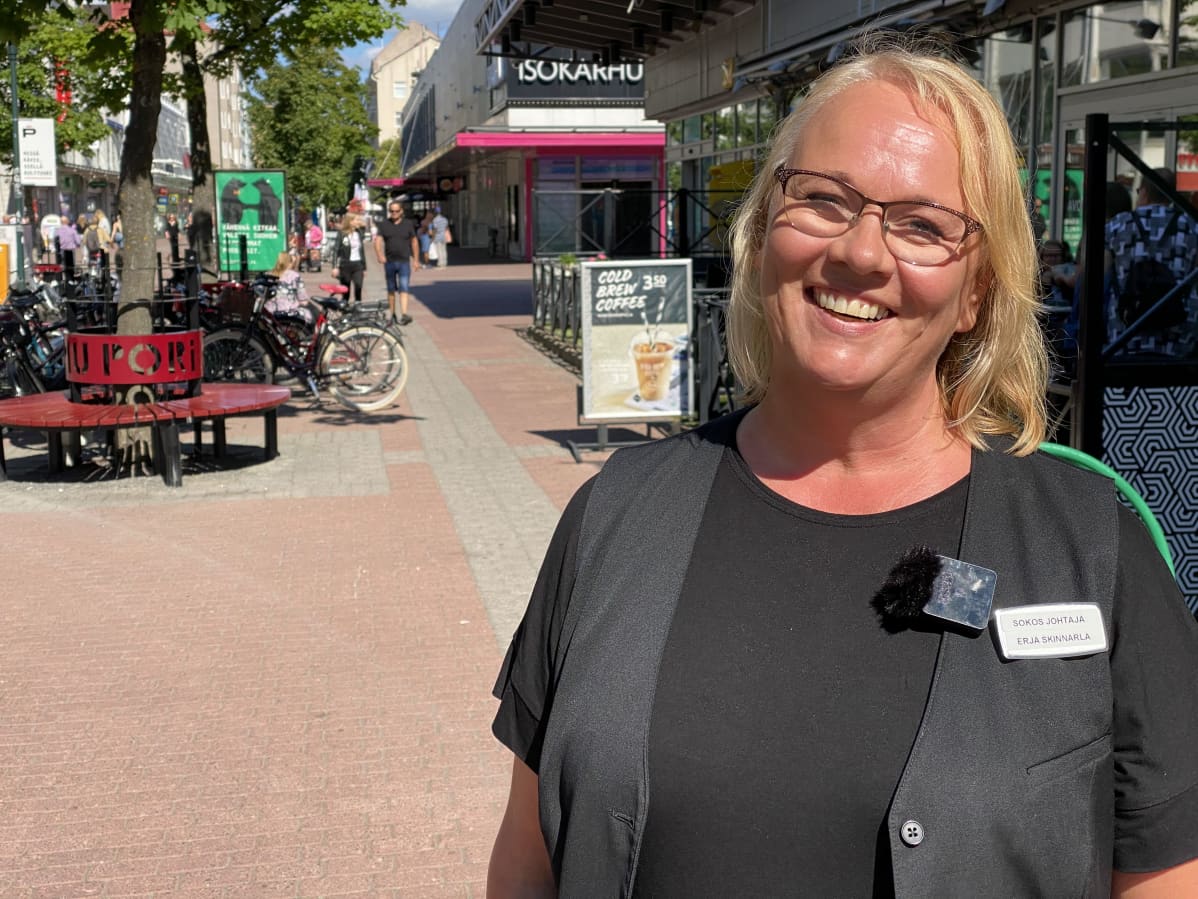 Satakunnan Osuuskaupan Sokos-johtaja Erja Skinnarla
