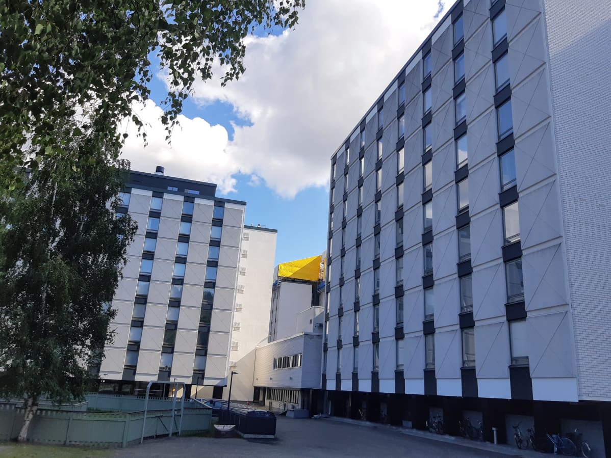 Ylioppilaskylän asuntorakennuksia Jyväskylän Kortepohjassa