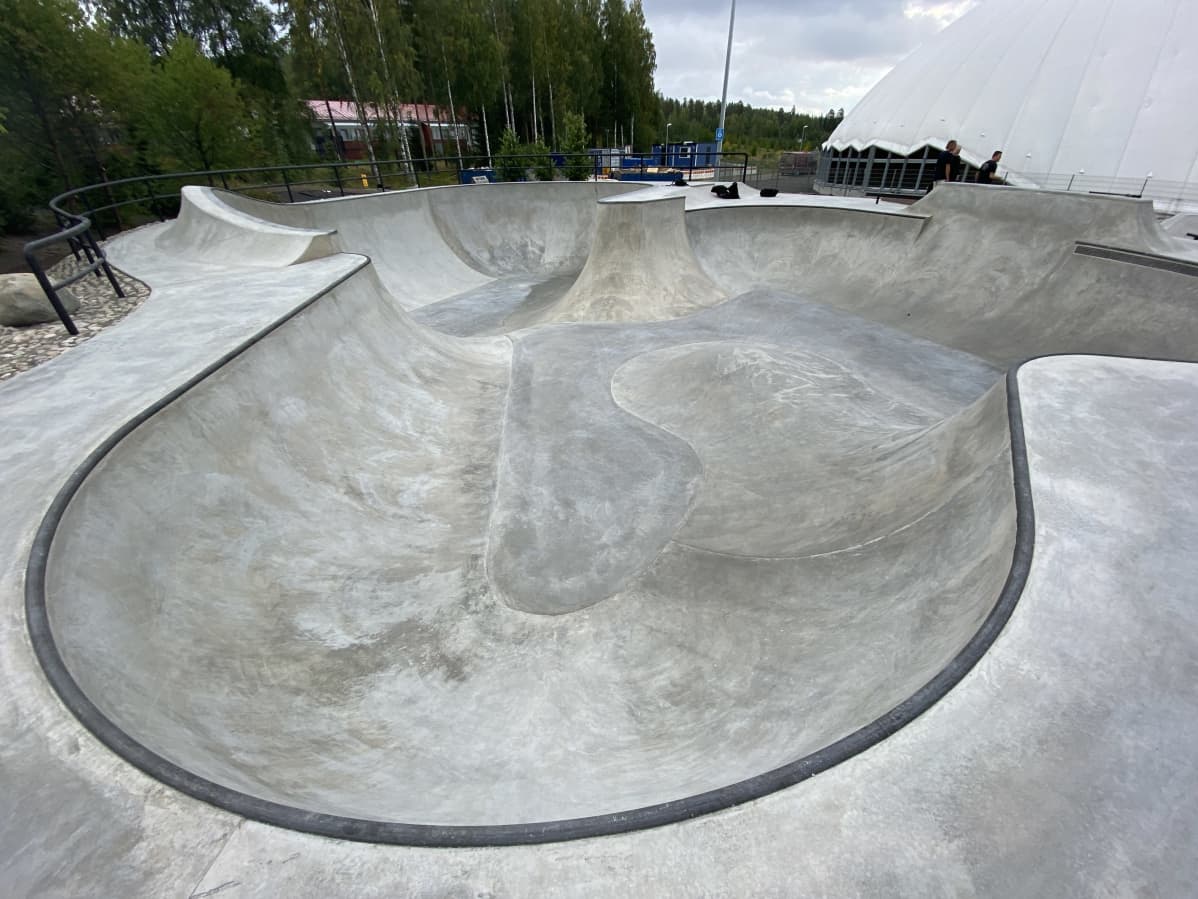 Skeittiparkki Kuopion Lippumäessä.