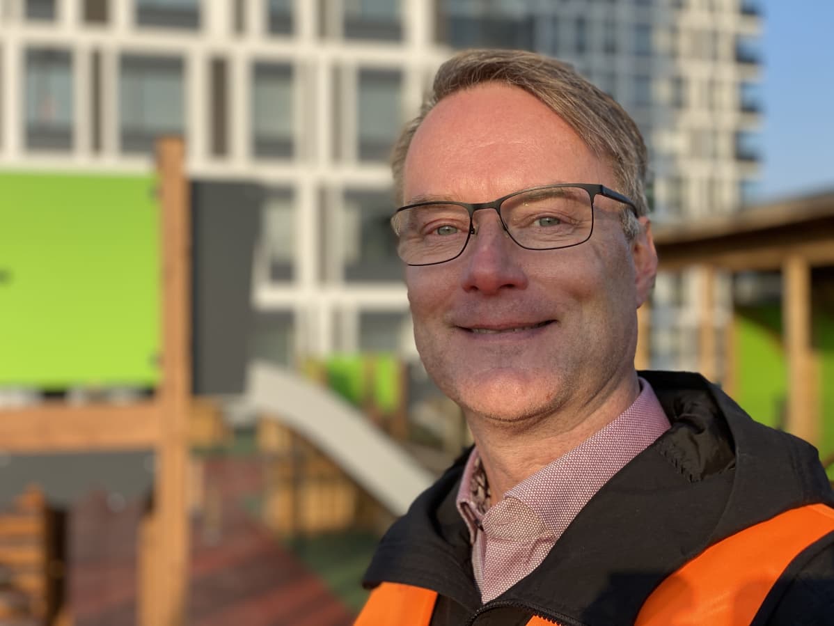 Rakennusyhtiö Laptin Itä-Suomen aluejohtaja Risto Pekkarinen.