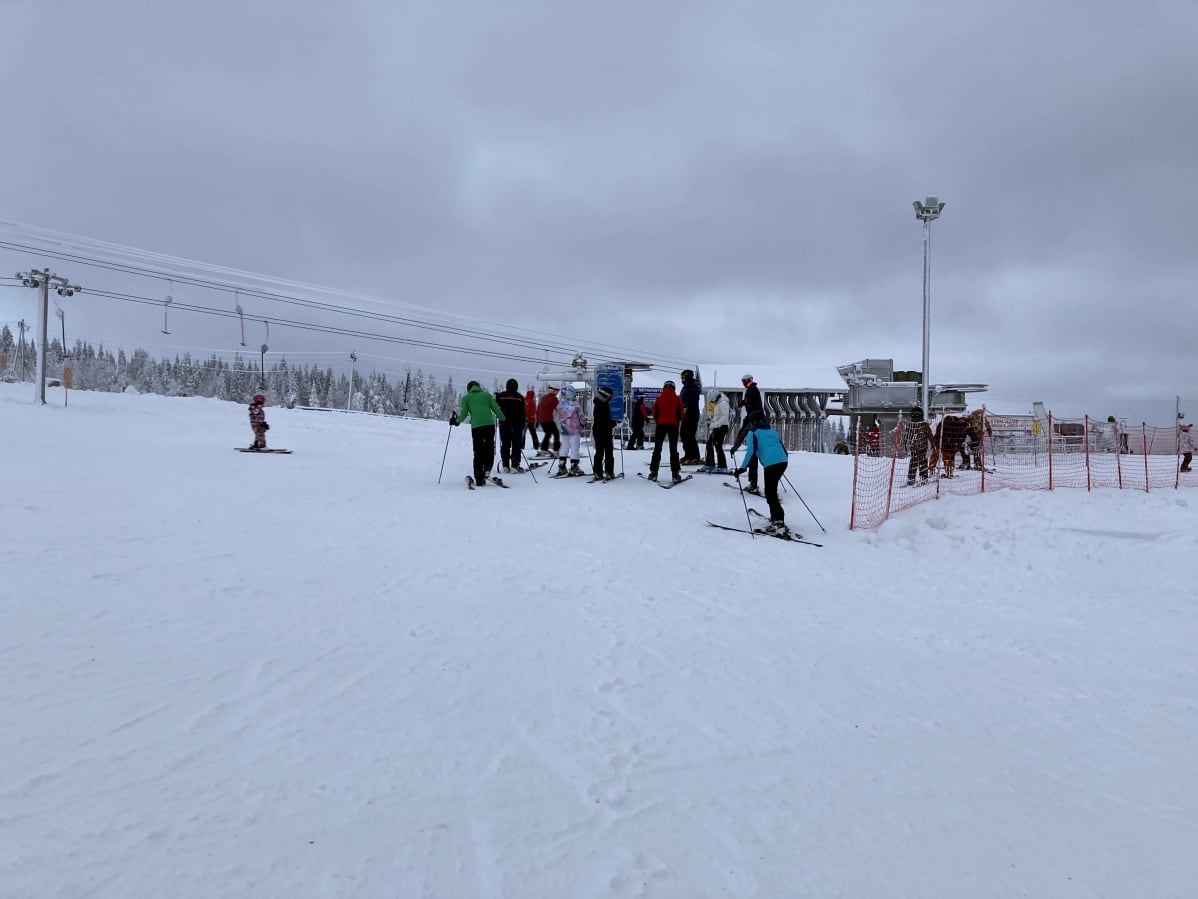 Ylläksella lasketaan myös joulukuussa.