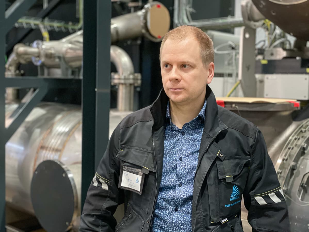 Toni Hartikainen, tuotekehitysjohtaja, Aurelia Turbines