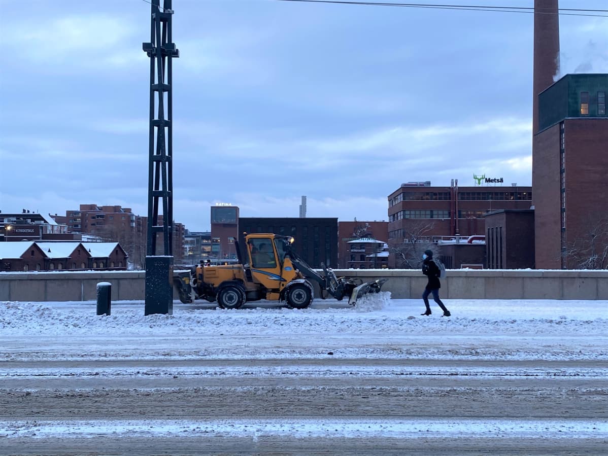 Hämeensilta tammikuussa 2021.