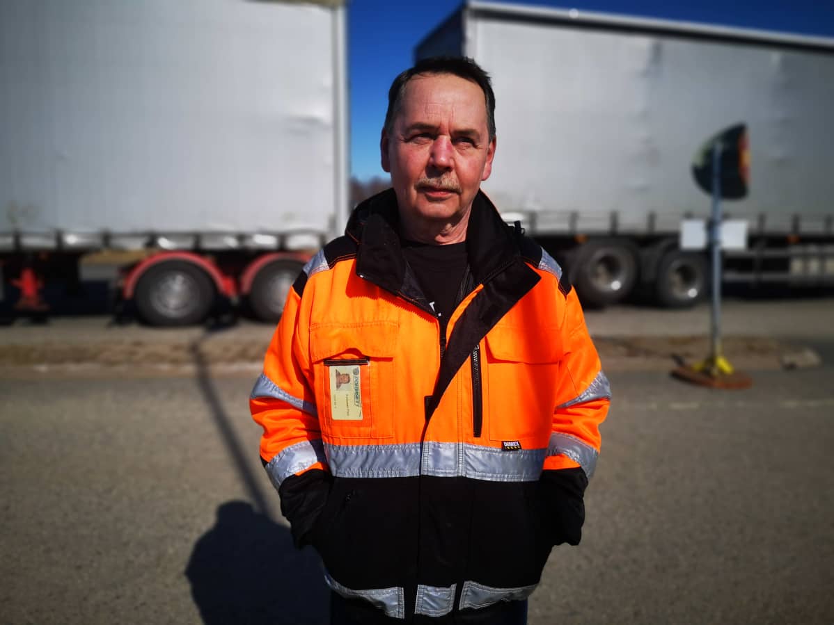 Pohjaset Oy:n autonkuljettaja Pasi Kosonen