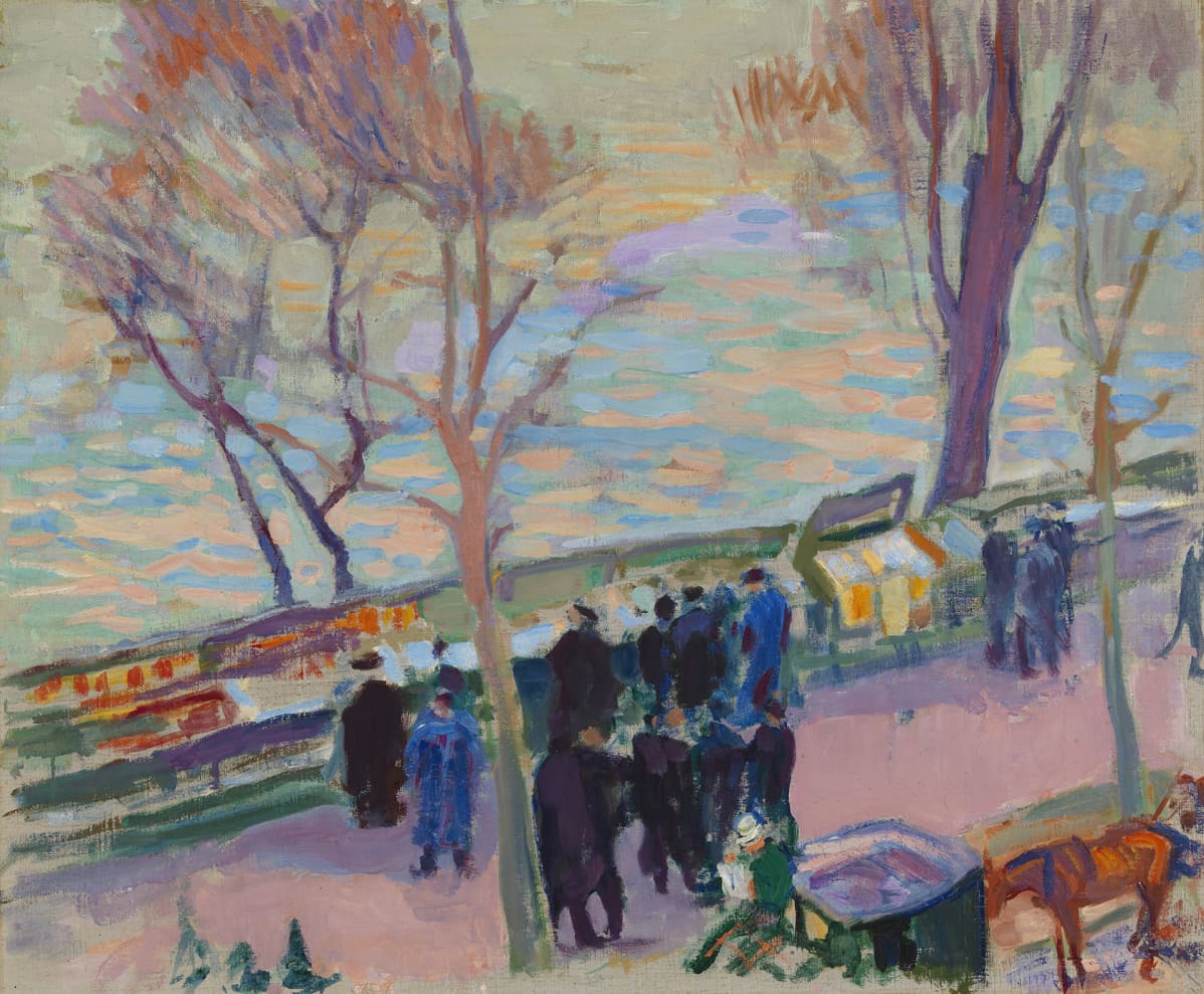 Magnus Enckell: Seinen rantaa