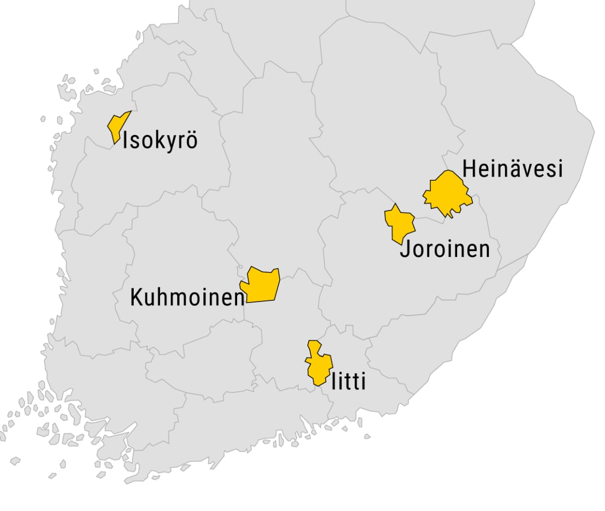 Maakuntavaihdoksen tekevät kunnat